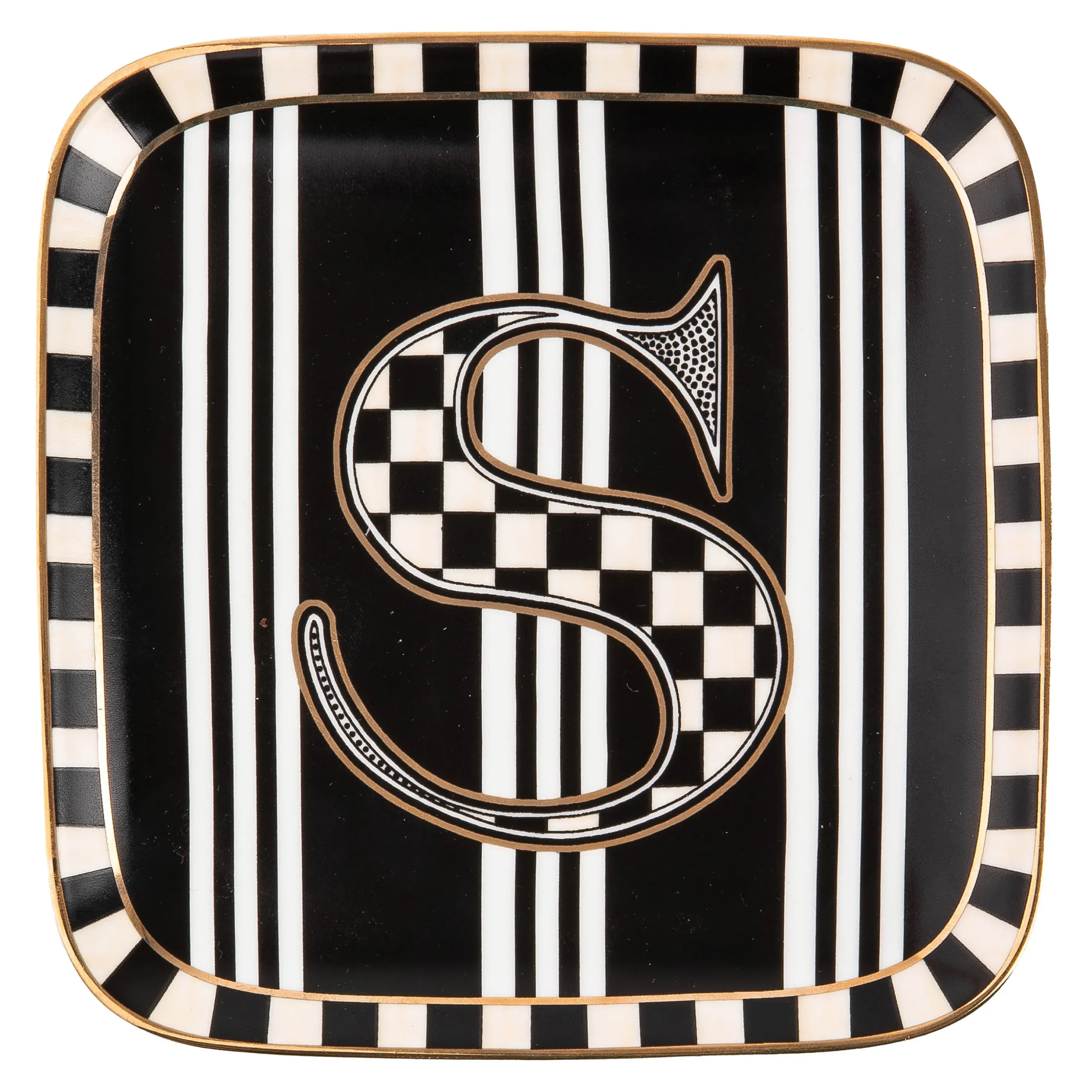 Monogram Dish - S