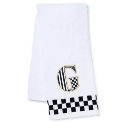 Monogram "G" Check Hand Towel