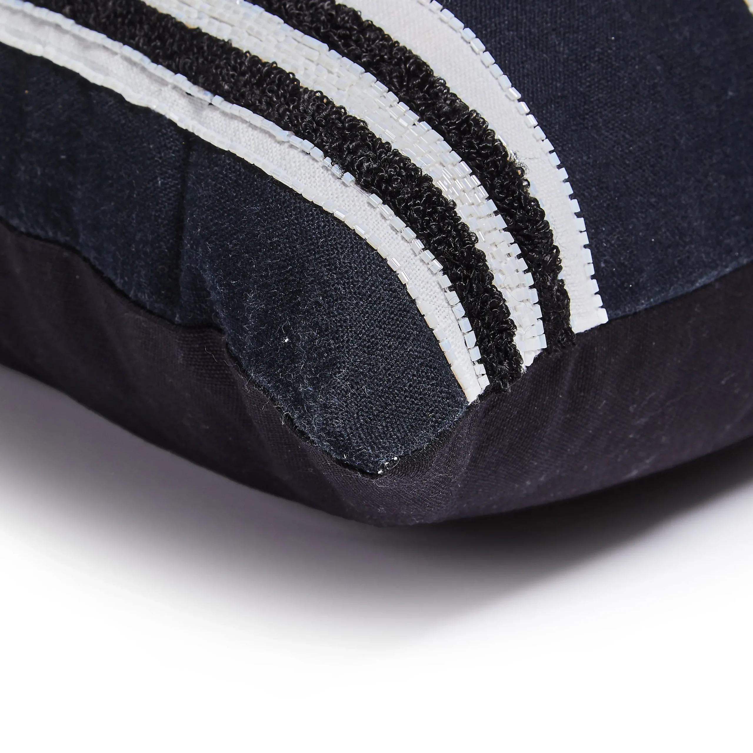 Monogram "Q" Beaded Throw Pillow