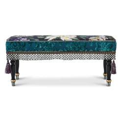 Moonlight Garden Floral Scuttlebutt Bench