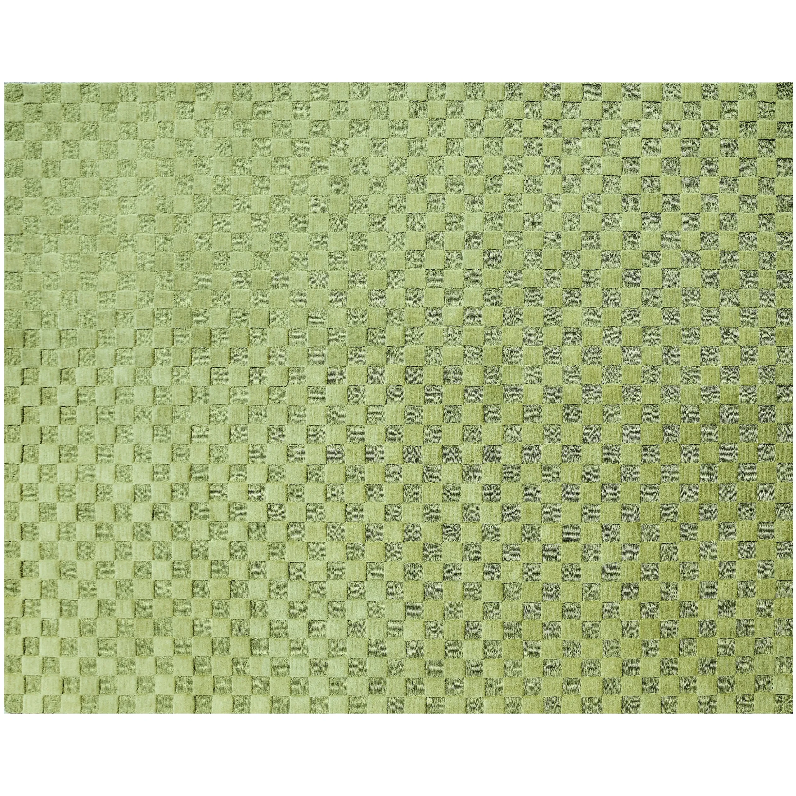 Moss Checkerboard 8' x 10' Rug