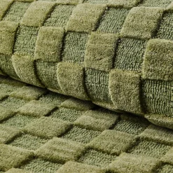 Moss Checkerboard 2'6" x 8' Runner