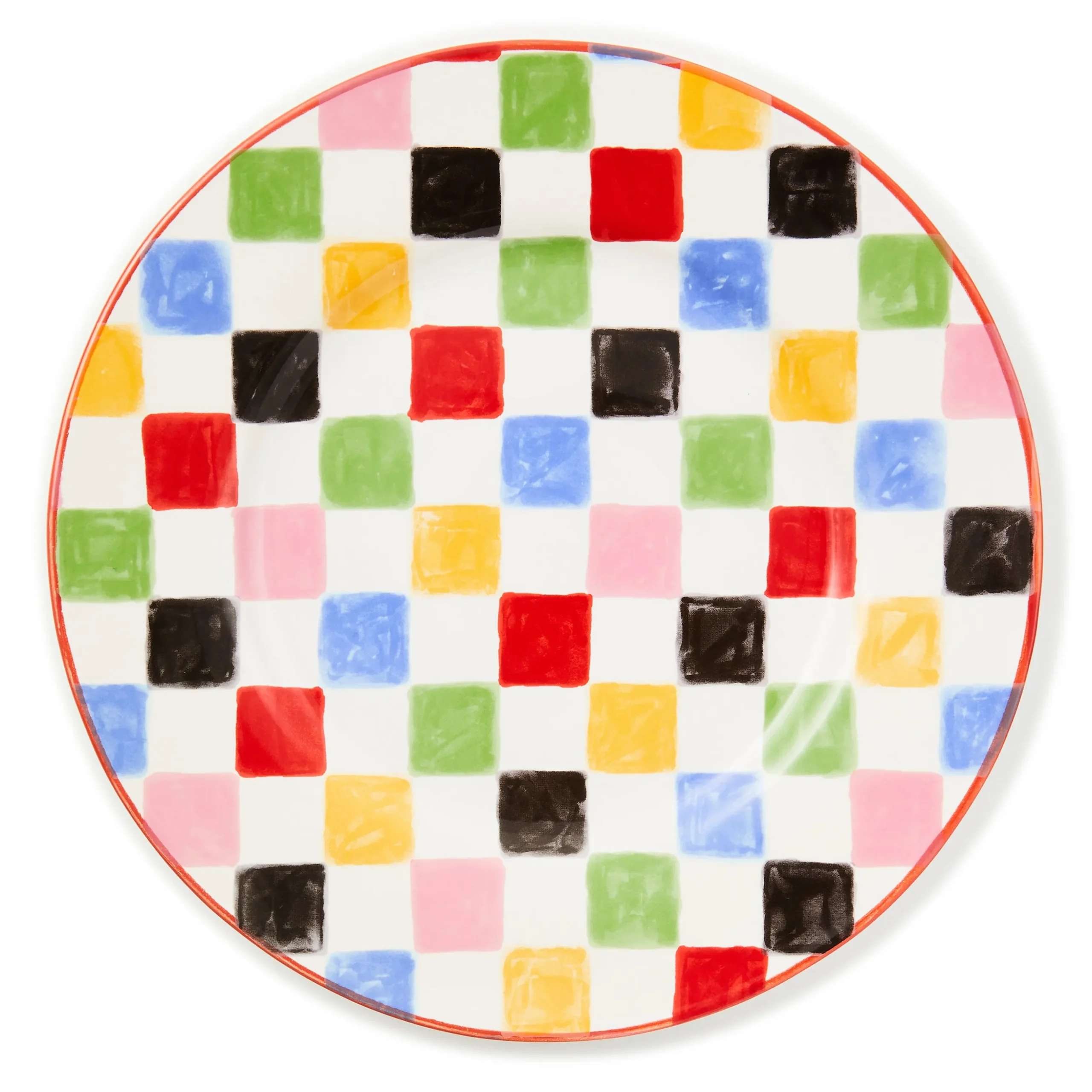 Multi Check Dinner Plate