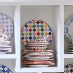 Multi Check Round Platter