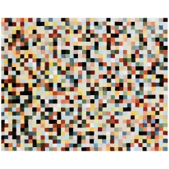 Multicolor Checkerboard 8' x 10' Rug
