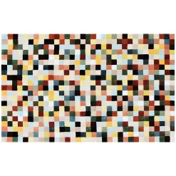 Multicolor Checkerboard 5' x 8' Rug