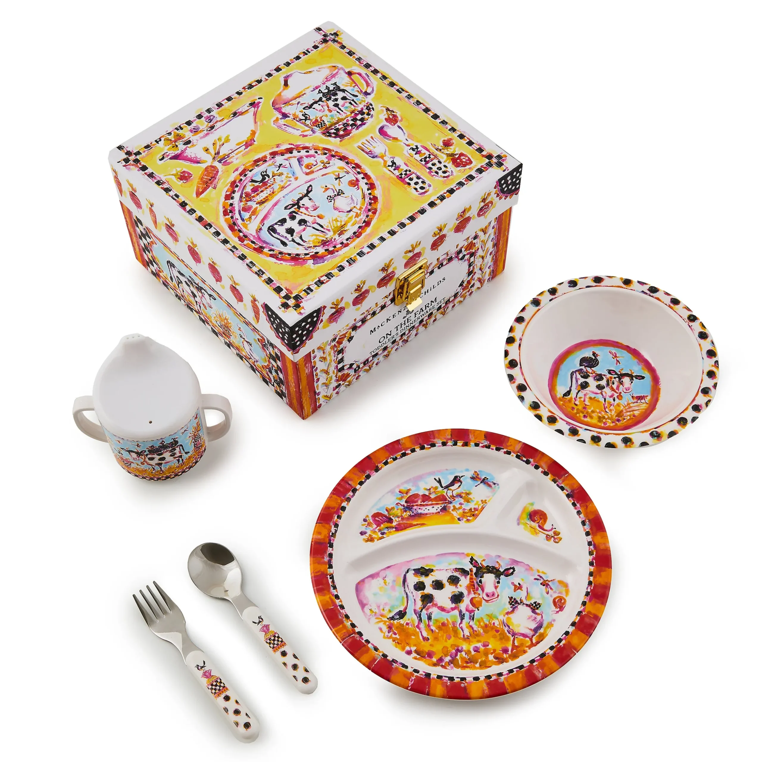 On the Farm Toddler's Dinnerware Set