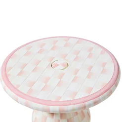 Outdoor Rosy Umbrella Stand Side Table