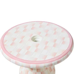 Outdoor Rosy Umbrella Stand Side Table
