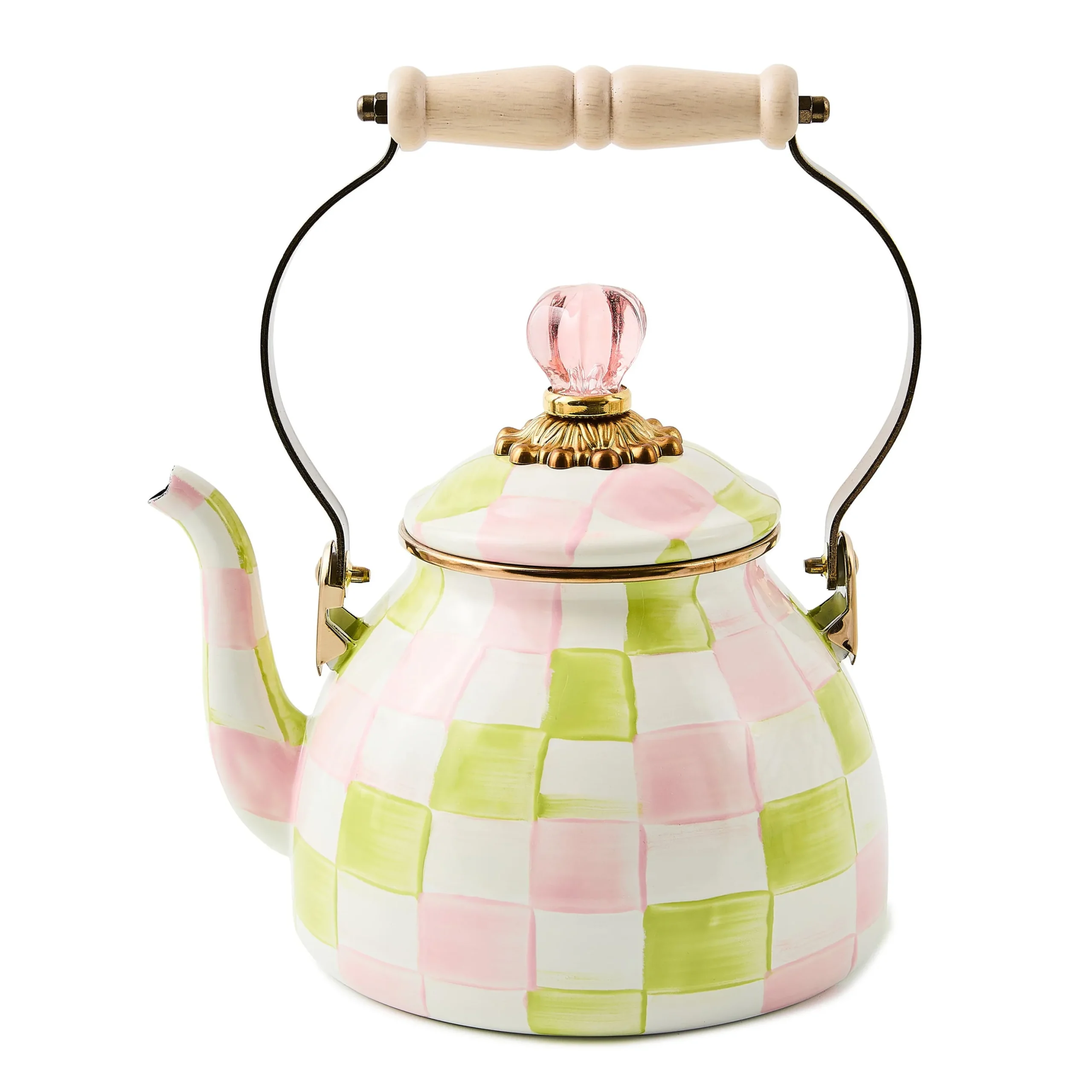 Palm Beach Check 2 Quart Tea Kettle