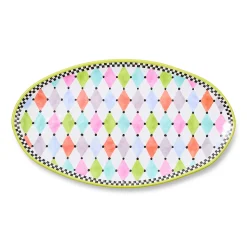 Palm Springs Melamine Oval Platter