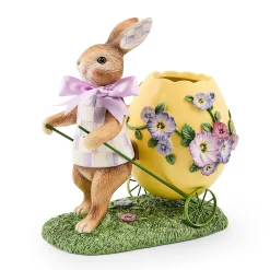 Pansy Party Bunny and Cart Centerpiece