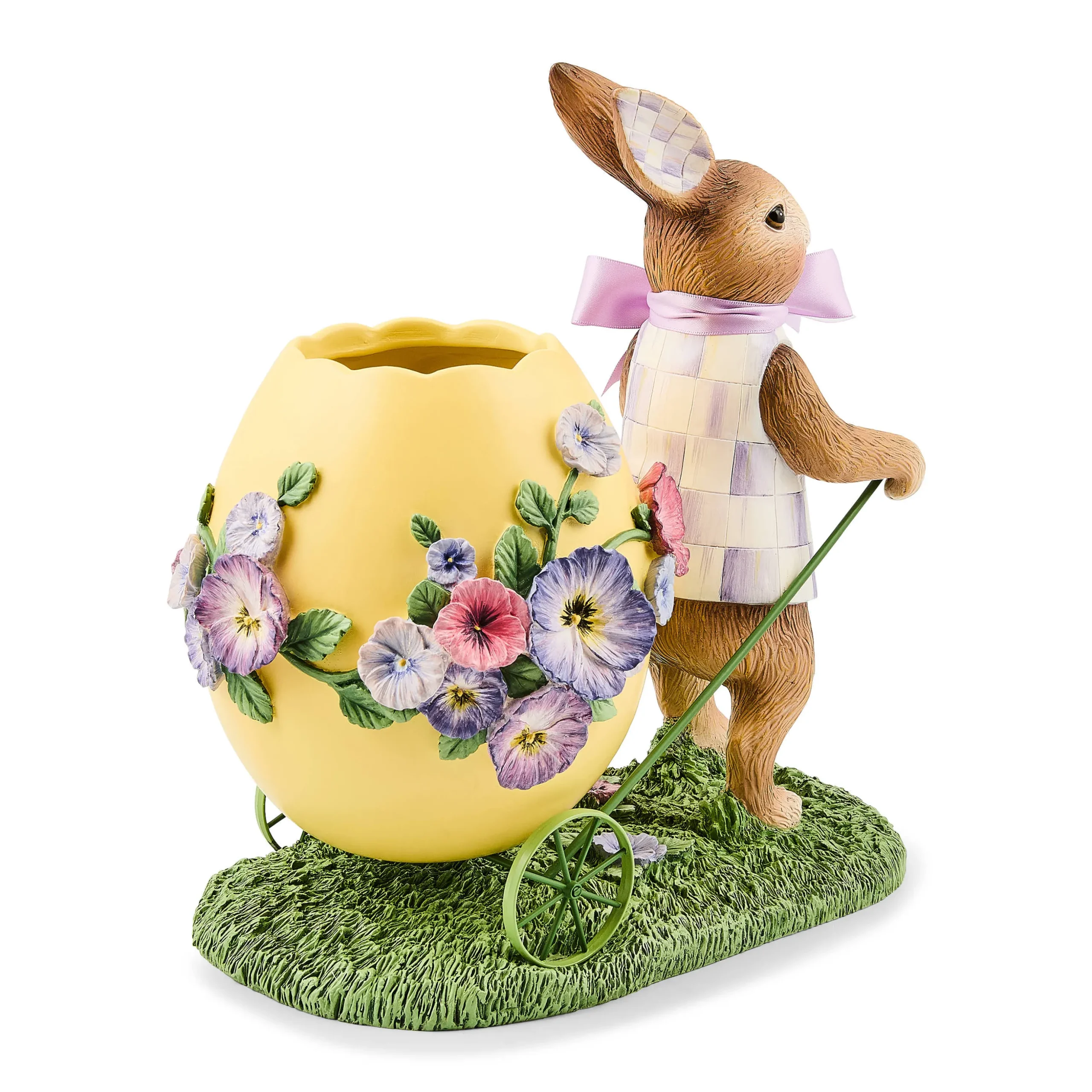 Pansy Party Bunny and Cart Centerpiece