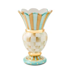 Parchment Check Great Vase