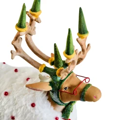 Patience Brewster Dash Away Blitzen Reindeer Figure