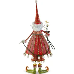 Patience Brewster Dash Away Dashing Santa Figure