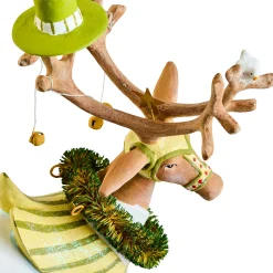 Patience Brewster Dash Away Prancer Reindeer Figure