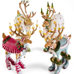 Patience Brewster Dash Away Reindeer Figure Set