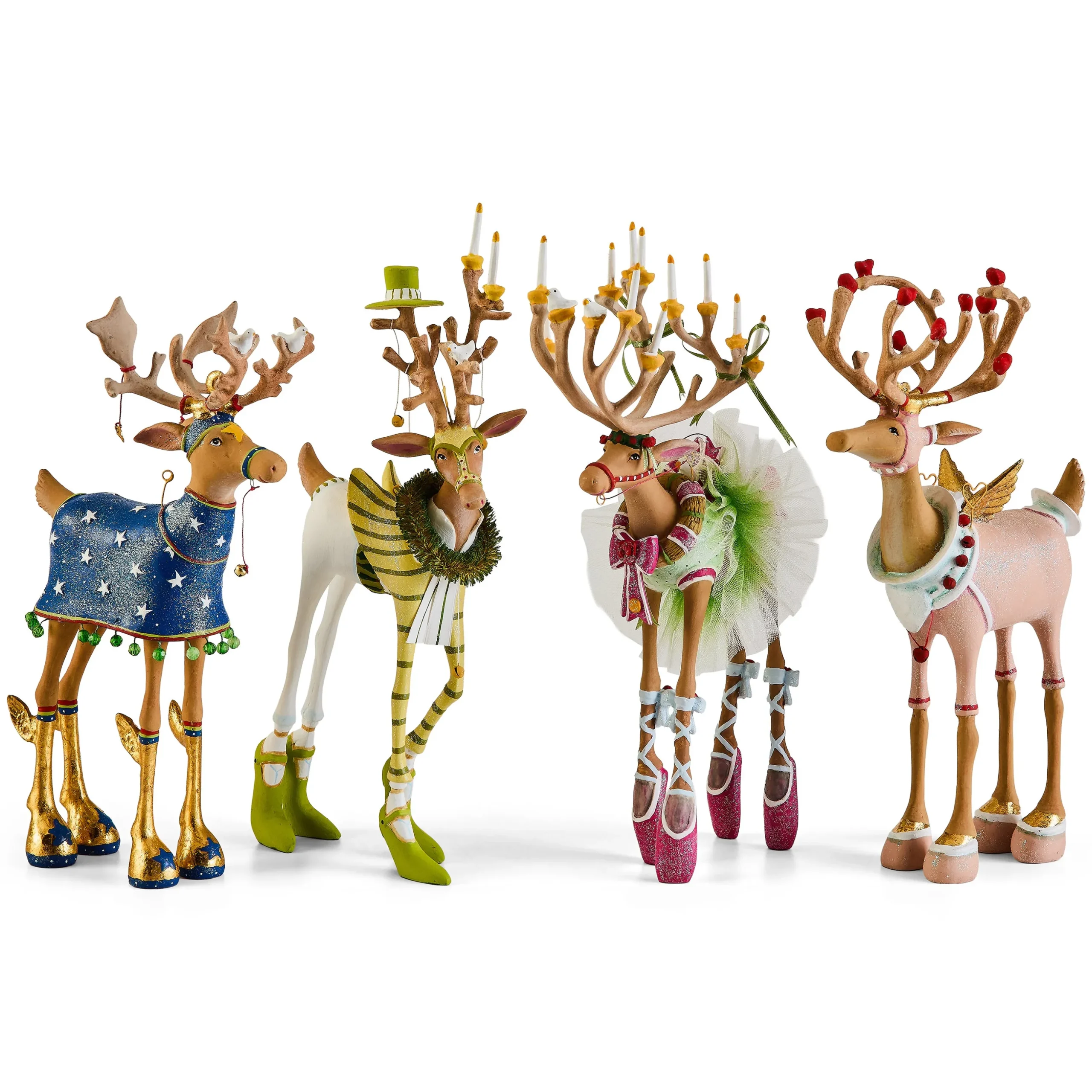 Patience Brewster Dash Away Reindeer Figure Set-B