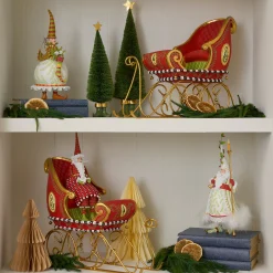 Patience Brewster Dash Away Sisal Elf Tree Figures