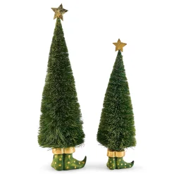 Patience Brewster Dash Away Sisal Elf Tree Figures