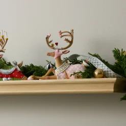 Patience Brewster Dash Away Sitting Cupid Reindeer Figure