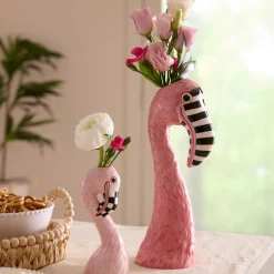 Patience Brewster Flamingo Ceramic Vase