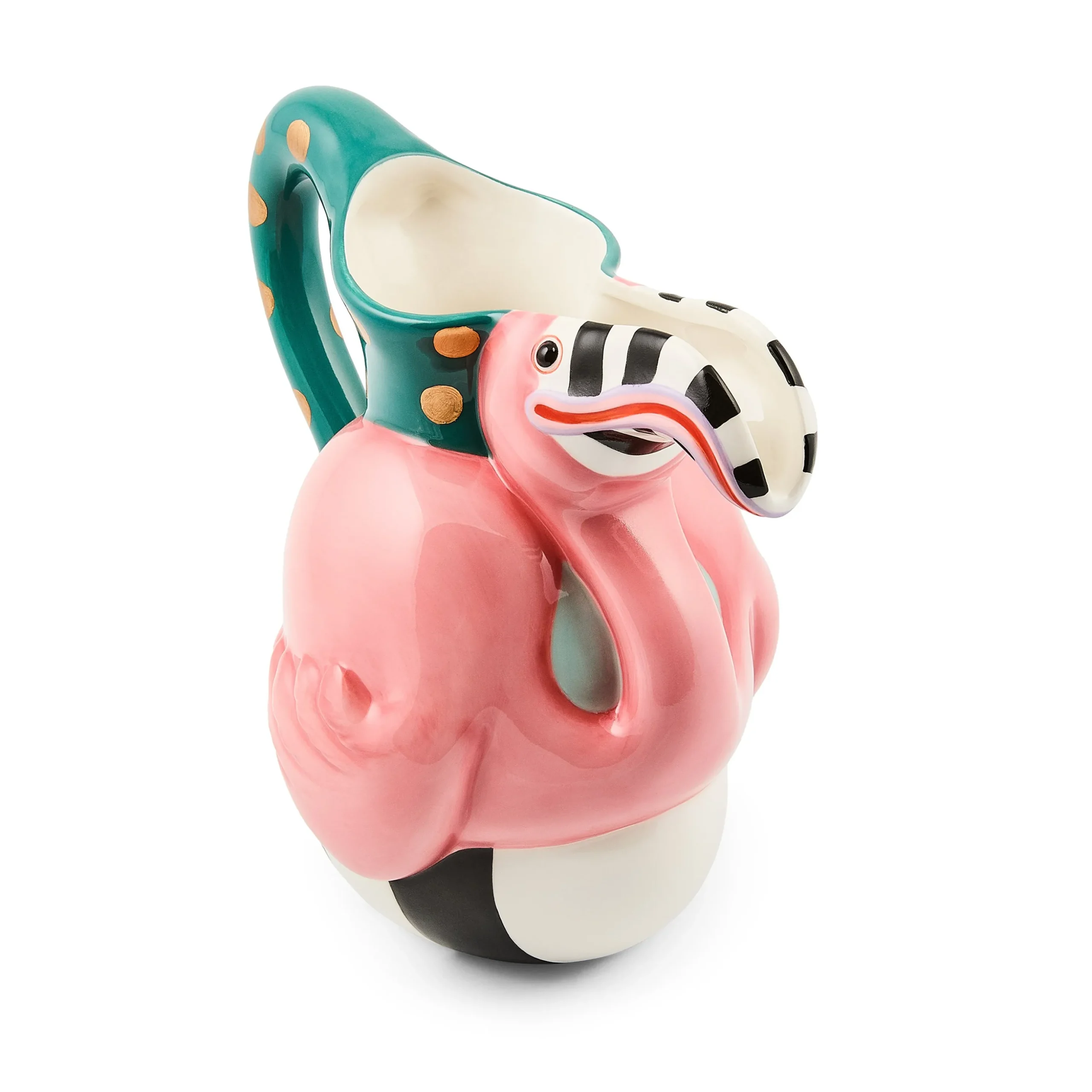 Patience Brewster Flamingo Ceramic Pitcher