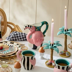 Patience Brewster Flamingo Ceramic Pitcher