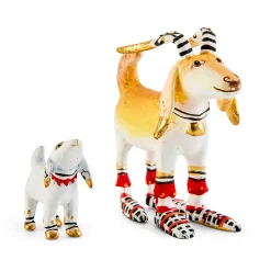 Patience Brewster Mini Nativity Nathan & Noel Goat Figures