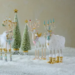 Patience Brewster Moonbeam Cupid Reindeer Figure