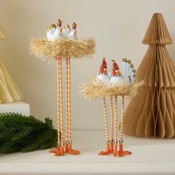 Patience Brewster Nativity Chicken & Dove Figures