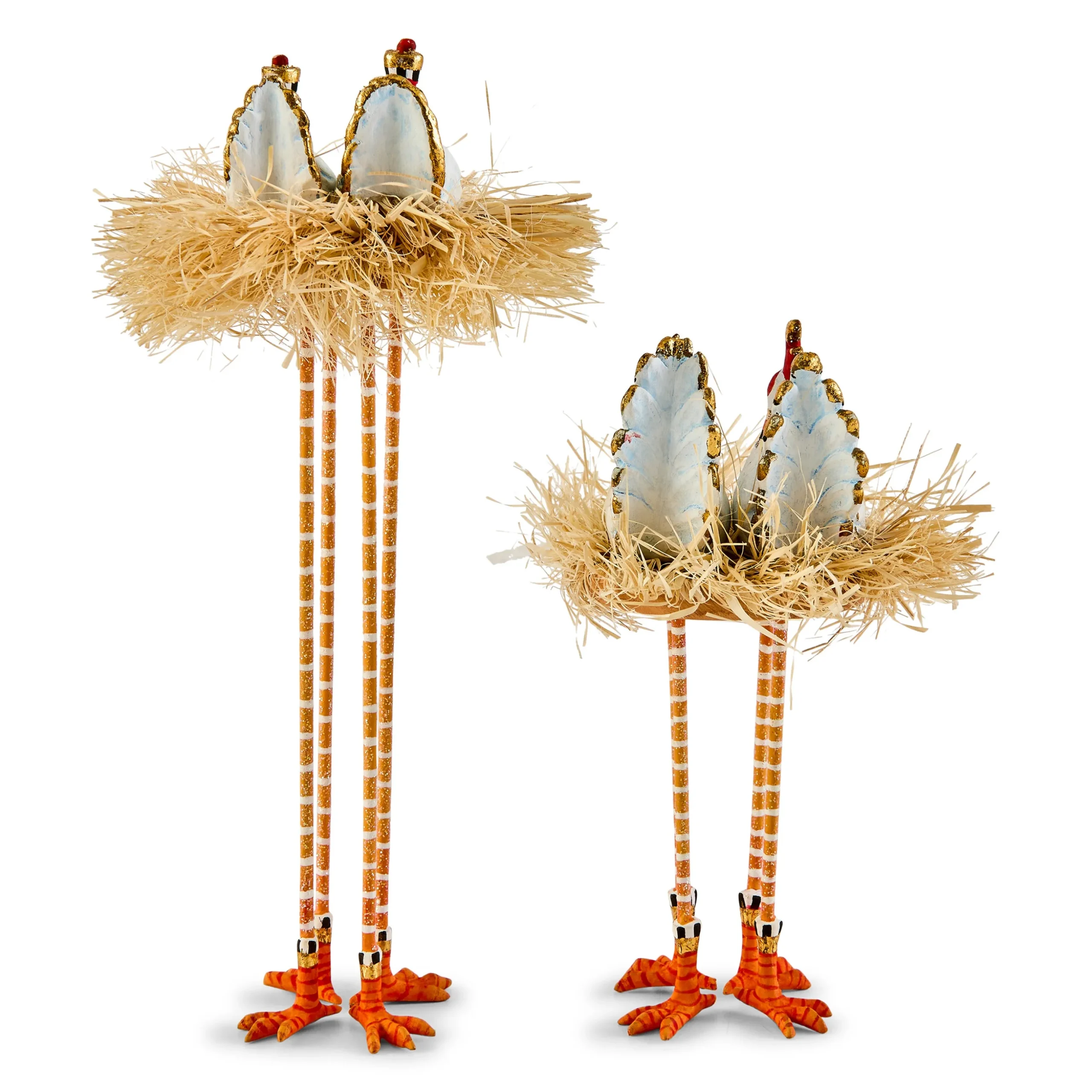 Patience Brewster Nativity Chicken & Dove Figures