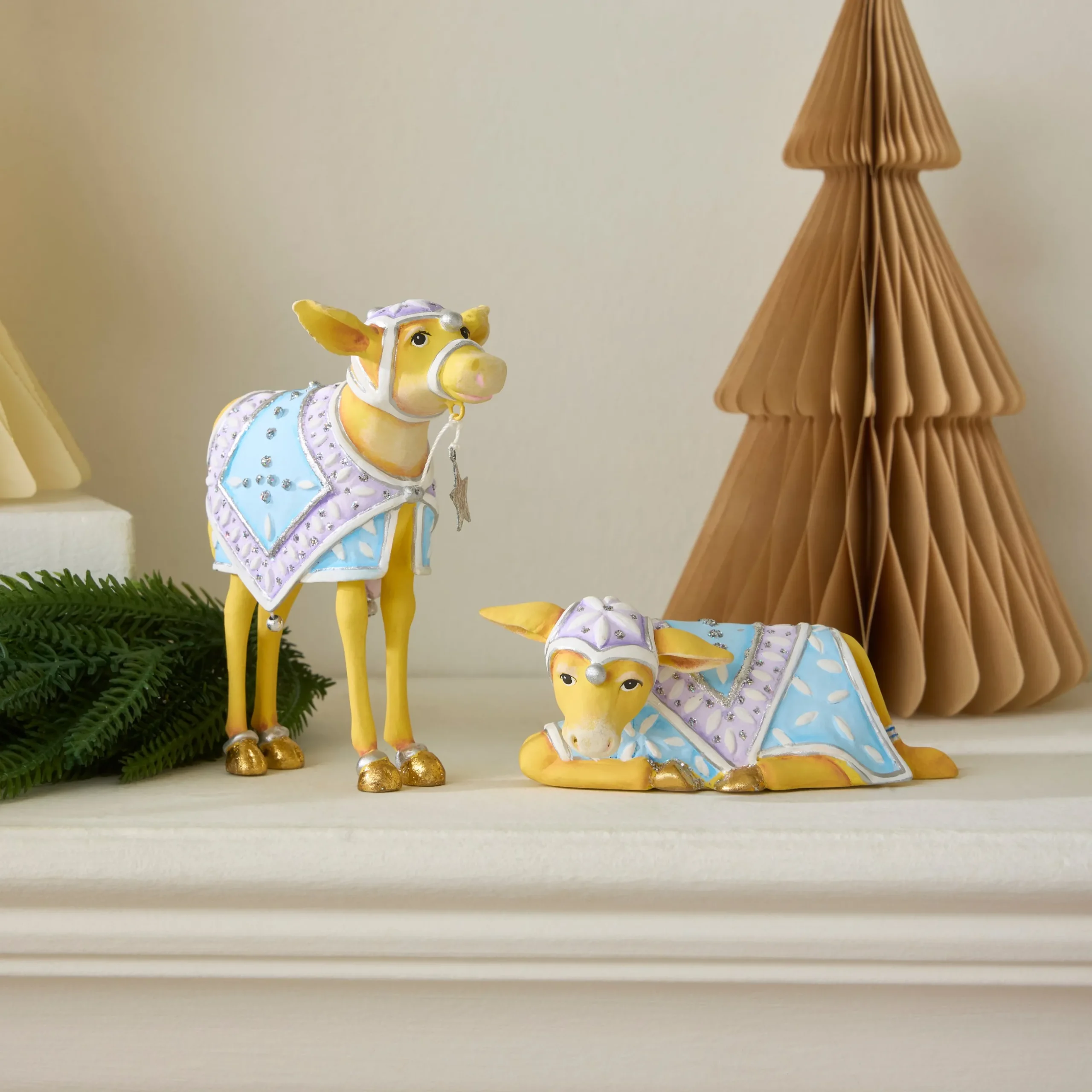 Patience Brewster Nativity Calf Figures