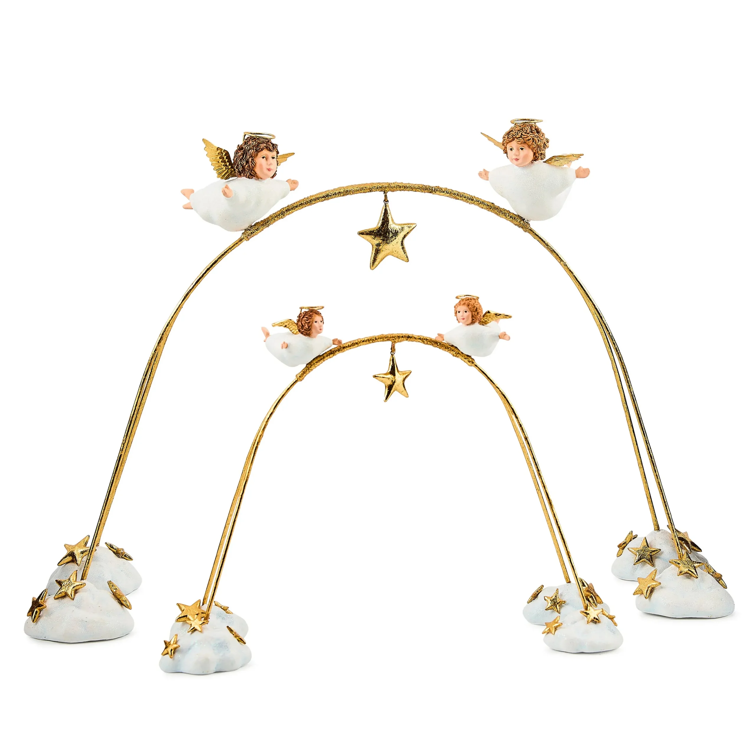 Patience Brewster Nativity Cherub Angels Mini Arch Set, Set of 4