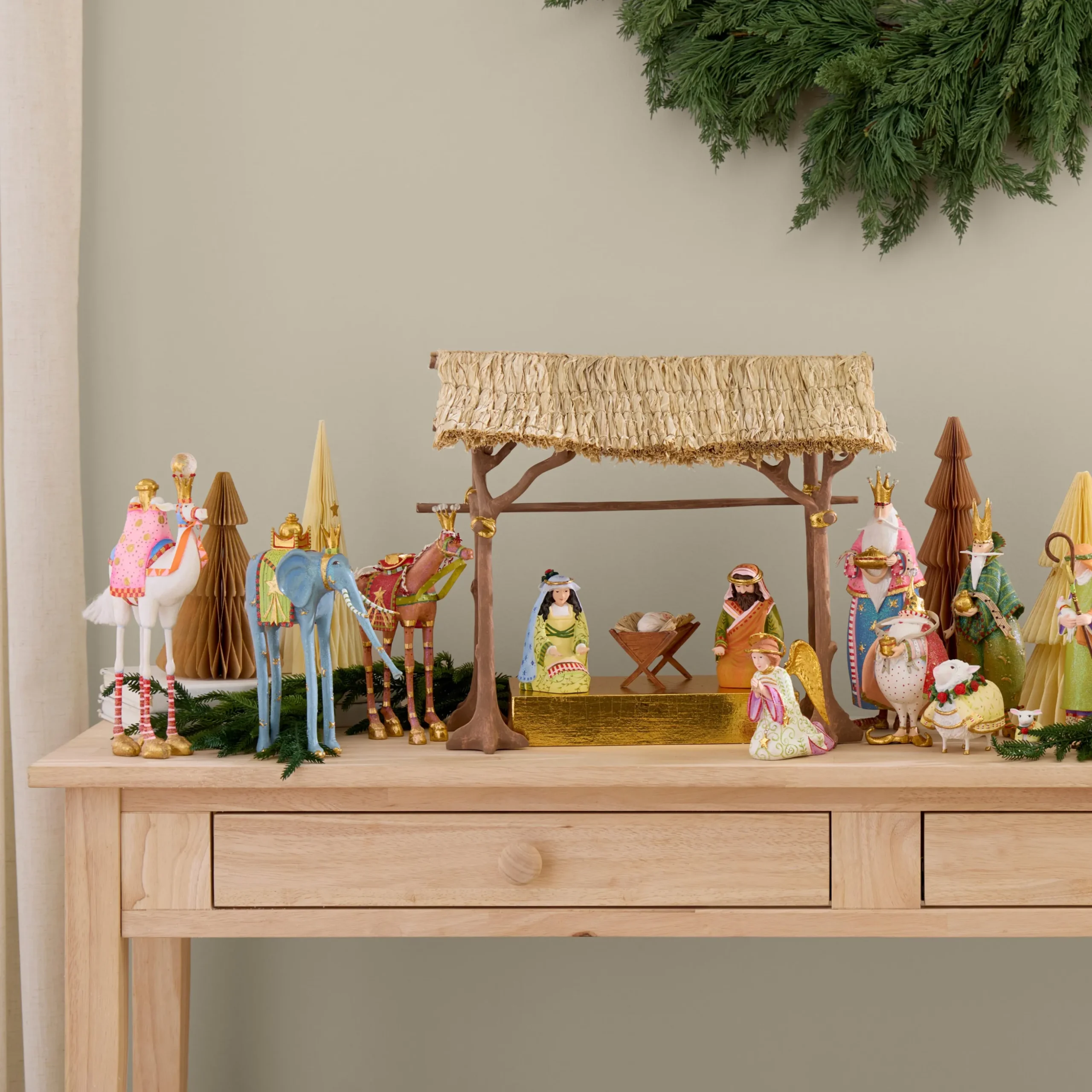 Patience Brewster Nativity Magi Animal Figures, Set of 3