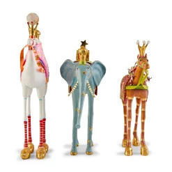 Patience Brewster Nativity Magi Animal Figures, Set of 3
