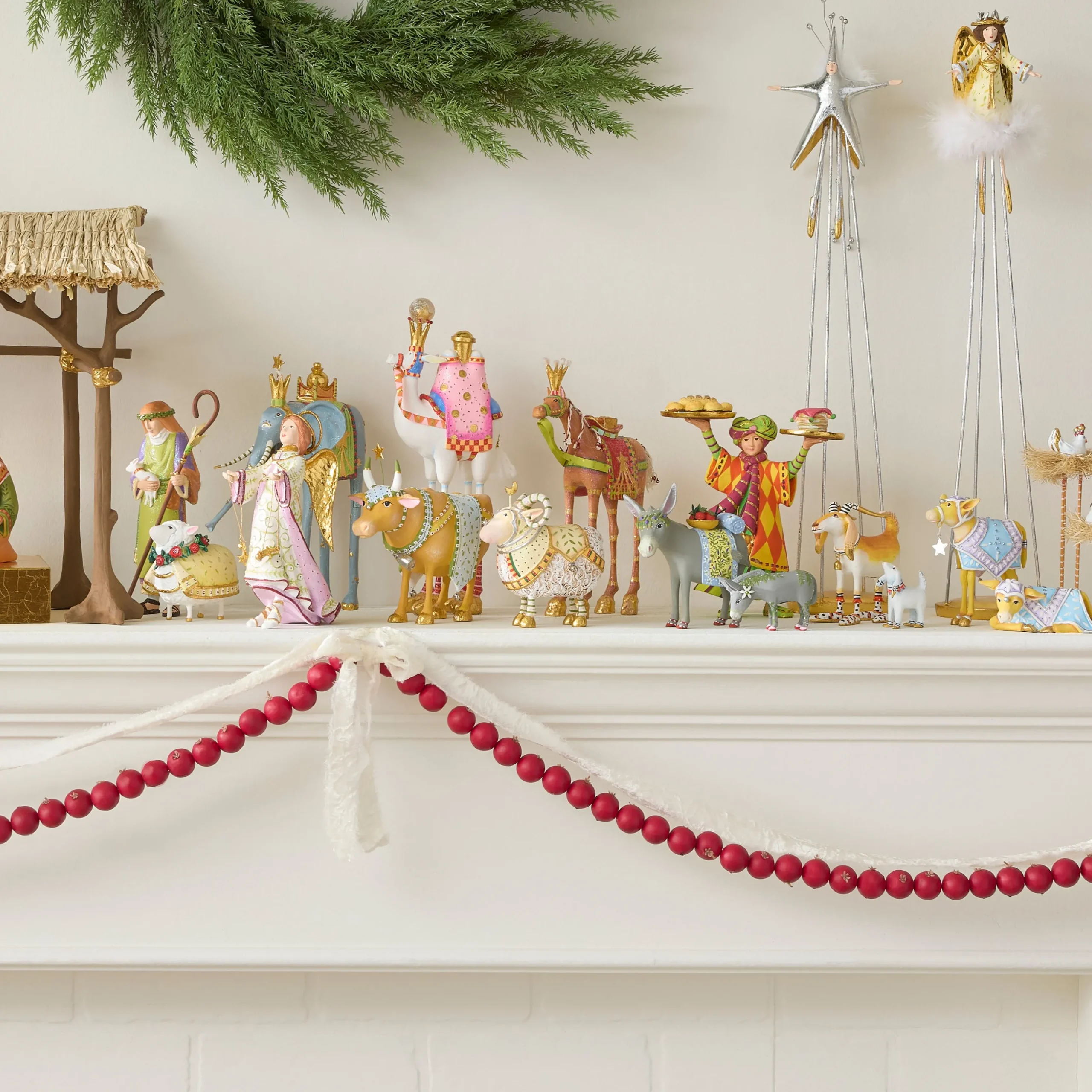 Patience Brewster Nativity Manger Ram Figure