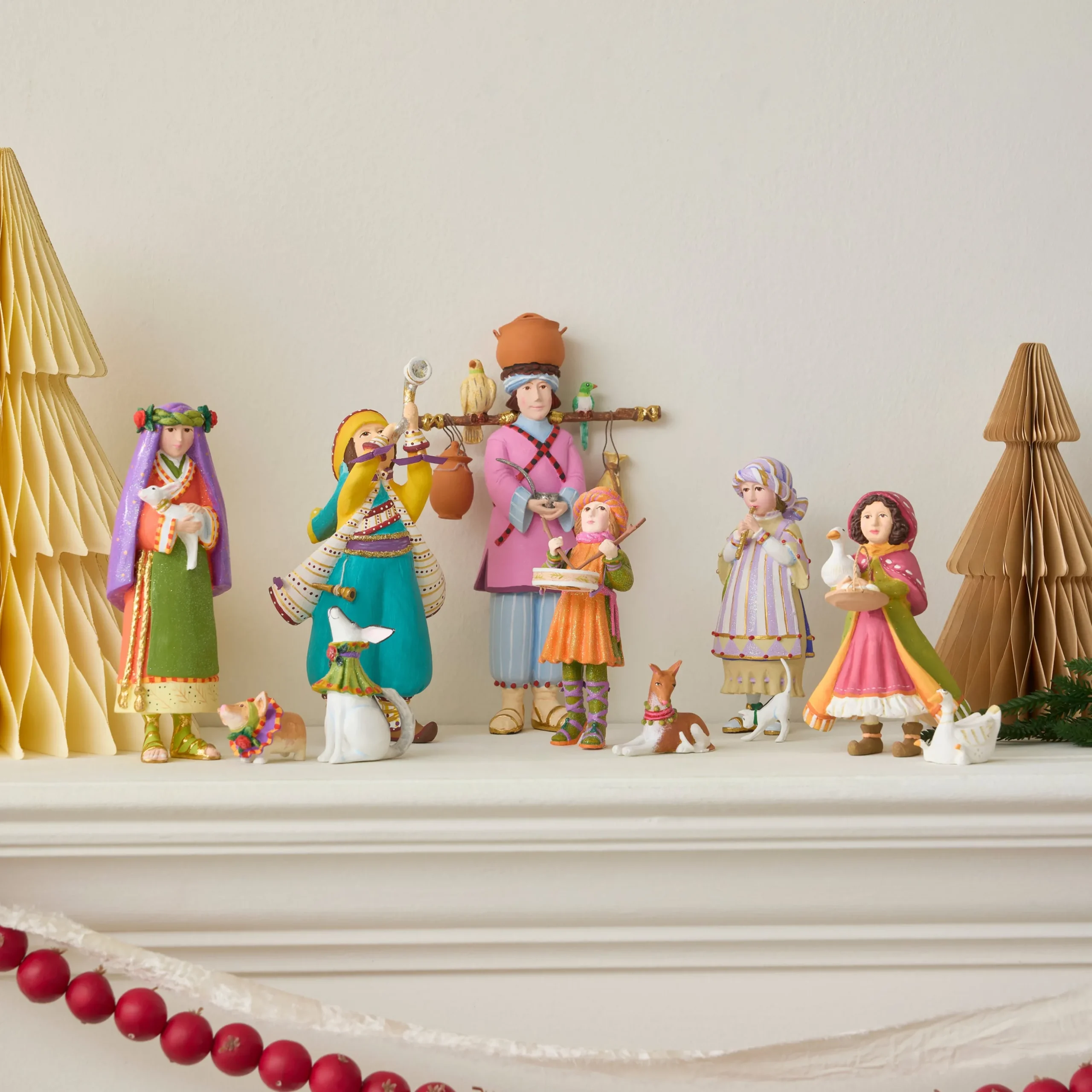 Patience Brewster Nativity Manger Figures Set