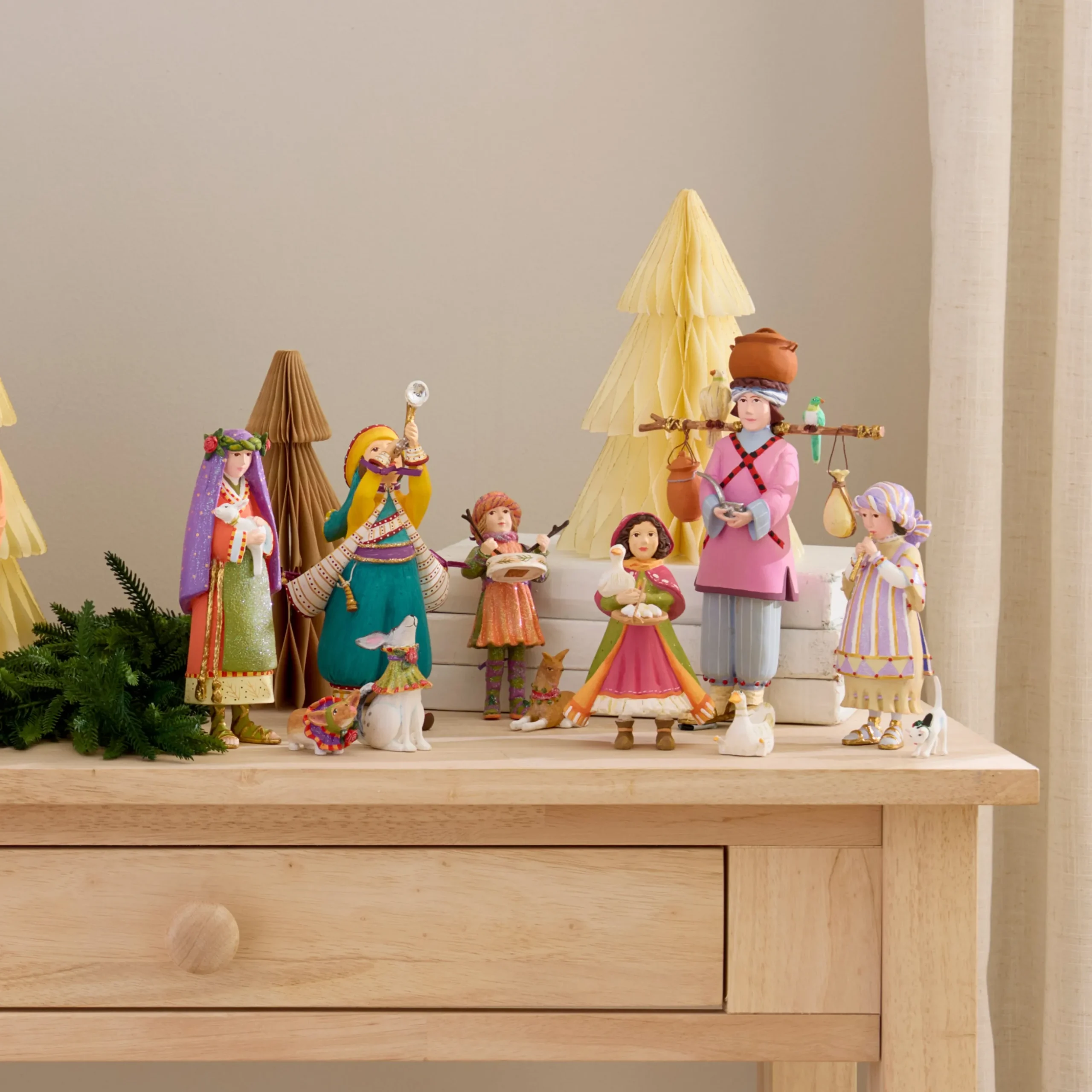 Patience Brewster Nativity Manger Figures Set