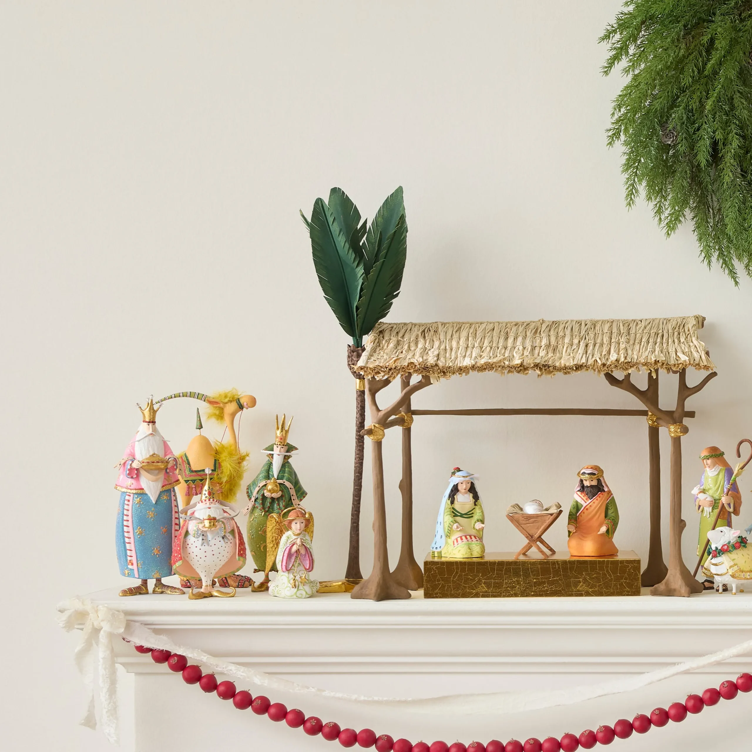 Patience Brewster Nativity Palm Tree Figure
