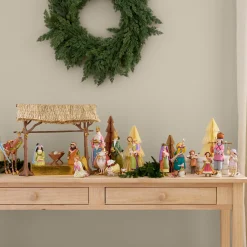 Patience Brewster Nativity Shepherd & Sheep Figures