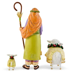 Patience Brewster Nativity Shepherd & Sheep Figures