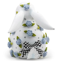 Patience Brewster Periwinkle Peony Sitting Rabbit