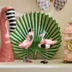 Patience Brewster Sheila and Sheldon Flamingo Figurines