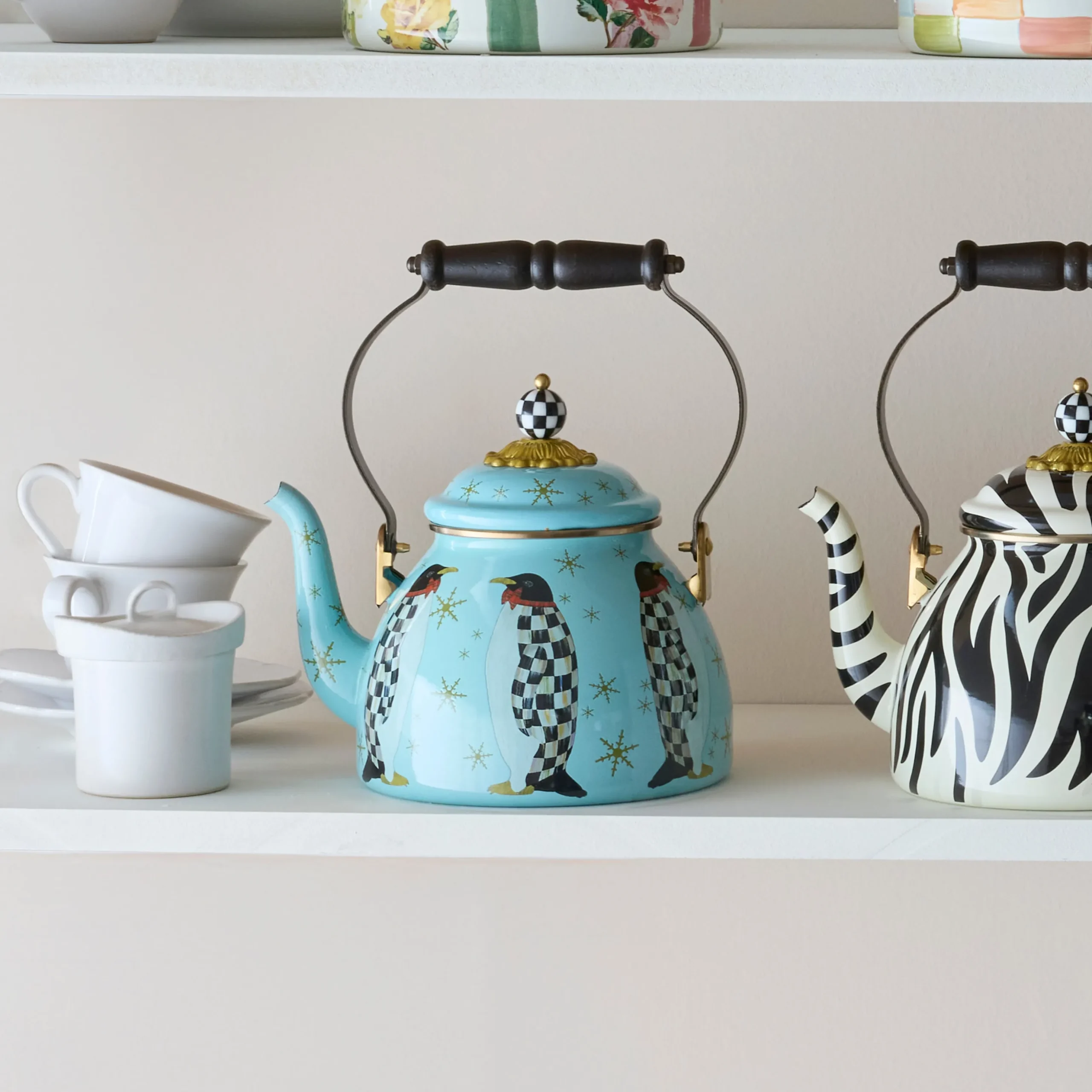 Penguin Parade 2 Quart Tea Kettle
