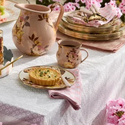 Pink Check Napkin, Set of 4