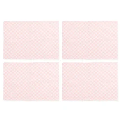 Pink Check Placemat, Set of 4