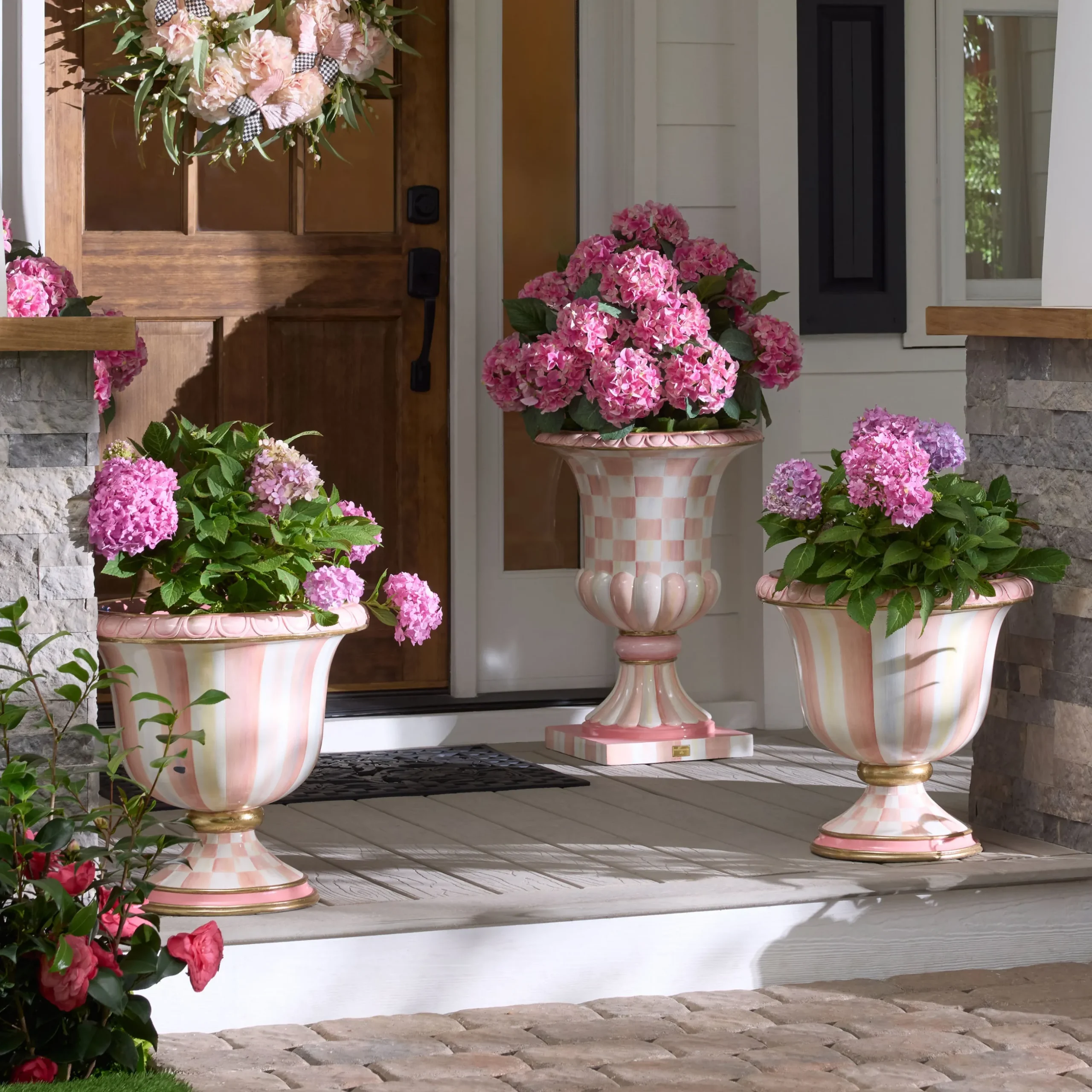 Pink Hydrangea Urn Filler