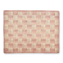 Pink Sinamay Placemats, Set of 4